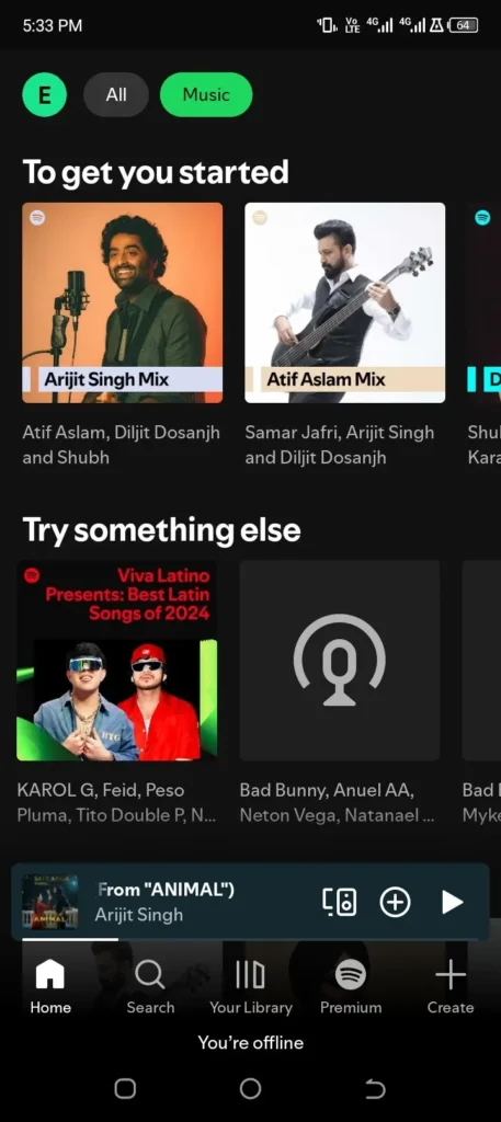 Offline Listening